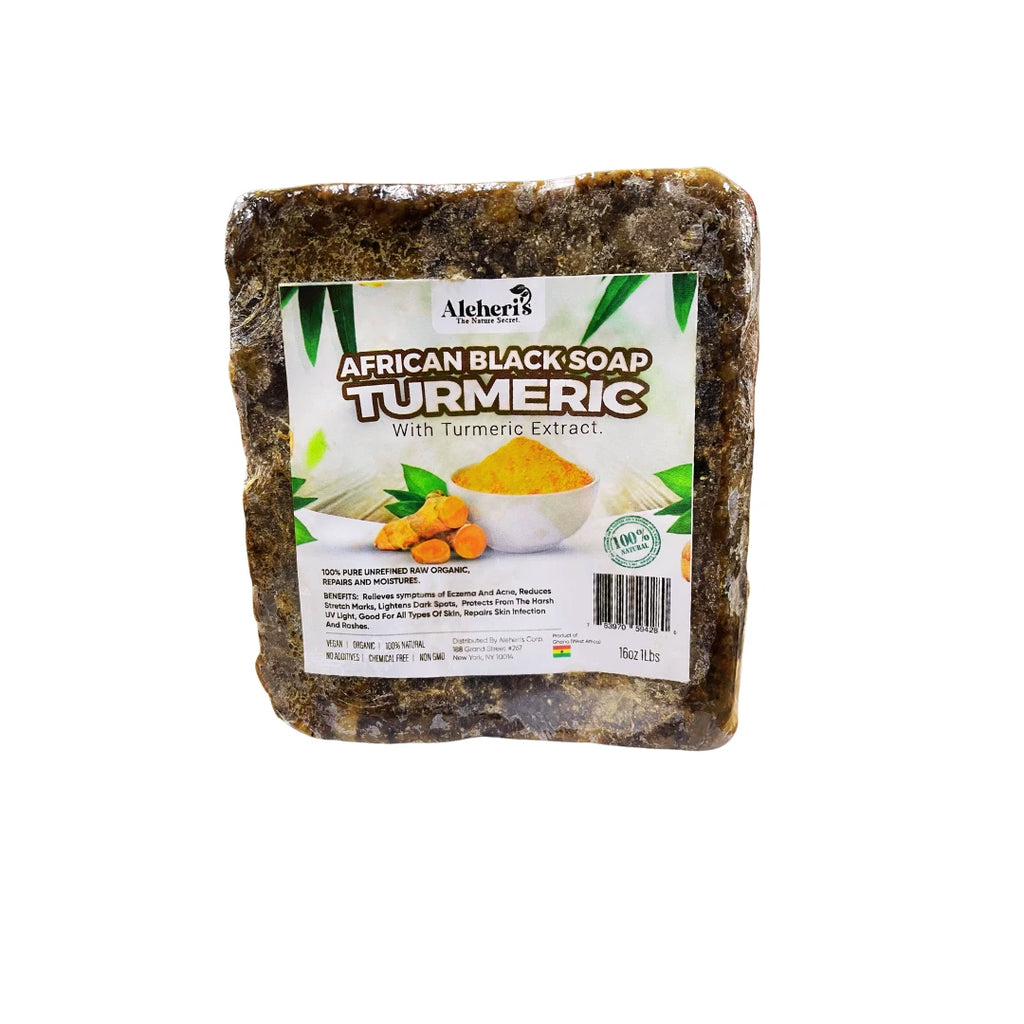 African Black Soap Turmeric with Turmeric Extract