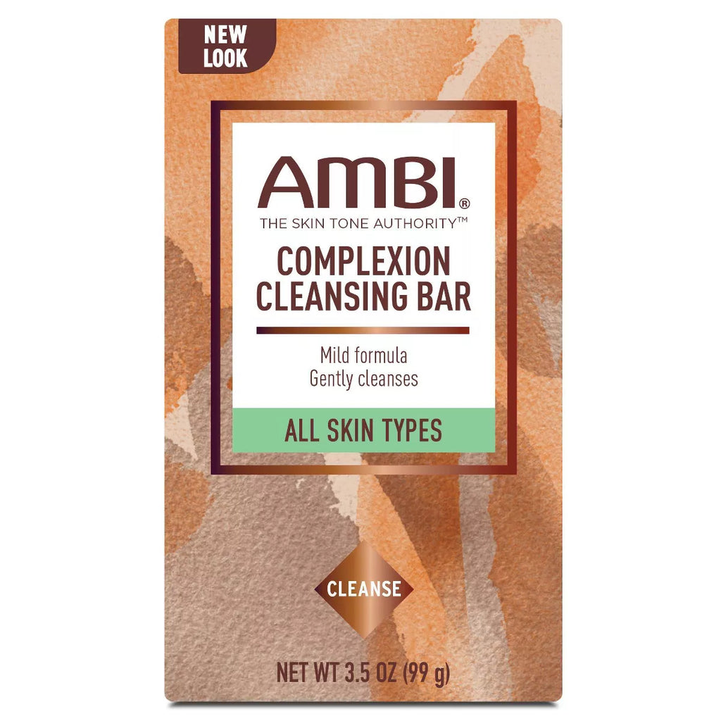AMBI Complexion Cleansing Bar Soap - For All Skin Types - 3.5 oz