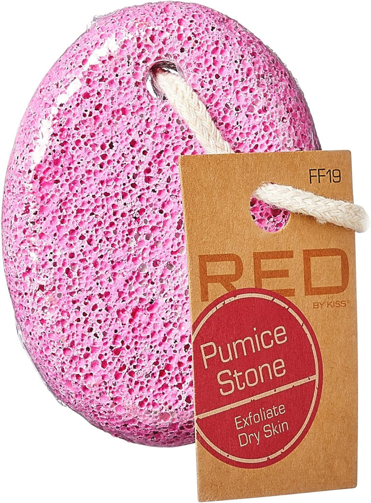 Exfoliating Pumice Stone for Dry Skin - By Red by Kiss 