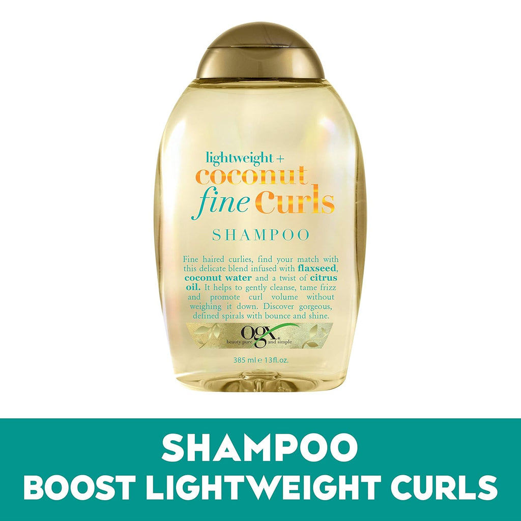 OGX Lightweight + Coconut Fine Curls Shampoo - 13 oz