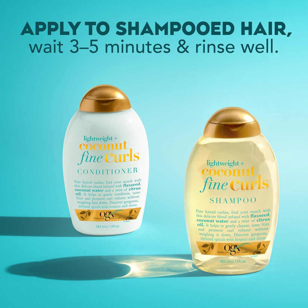 OGX Lightweight + Coconut Fine Curls Conditioner - 13 oz