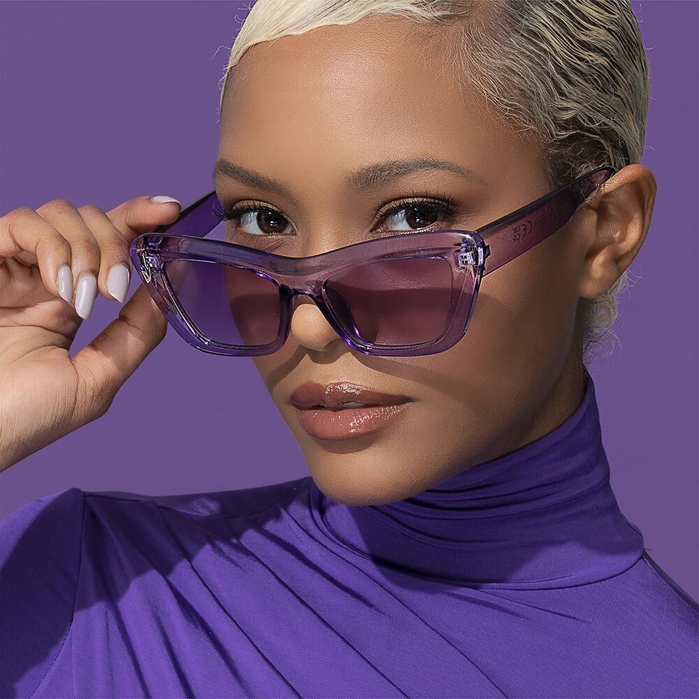 Ivy Beauty Mad Shade Vibrant Sunglasses Purple