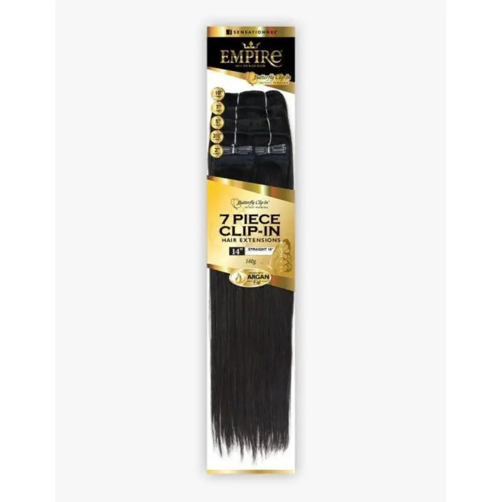 Sensationnel Empire Butterfly 7-Piece Clip-in Hair Extensions- 14" inches