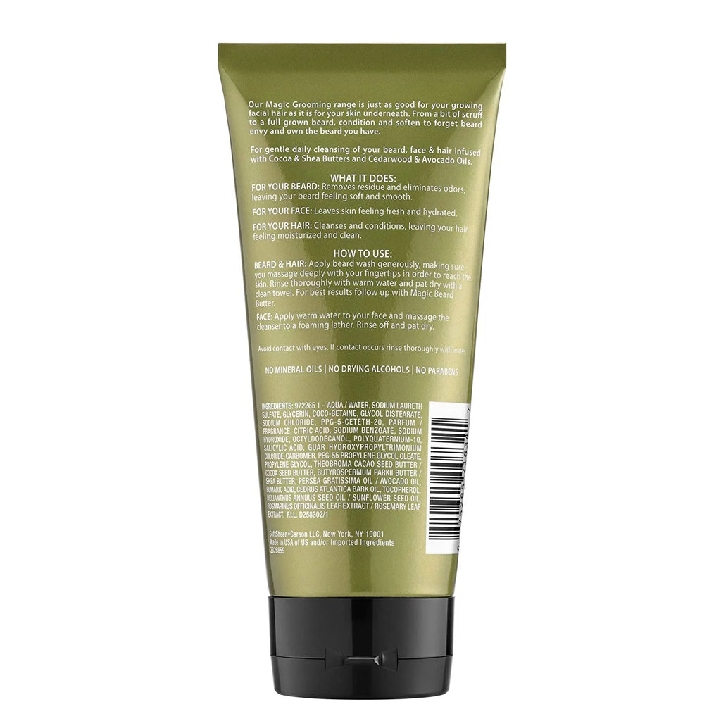 Magic Grooming 3-in-1 Wash- Beard, Face & Hair - 6.8 oz