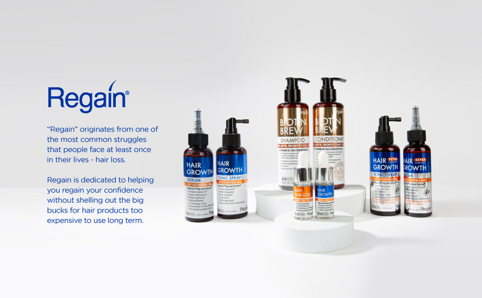 Regain Hair Growth Serum – Stimulates Follicles & Thickens Hair 3.38 oz ...