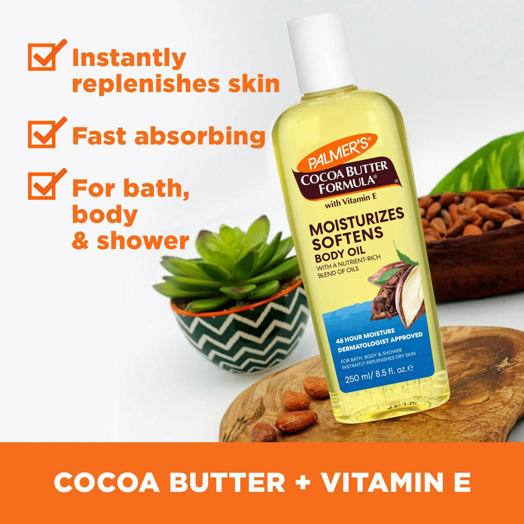 Palmer's Cocoa Butter Formula Moisturizing Body Oil for Dry Skin, 8.5 fl. oz.
