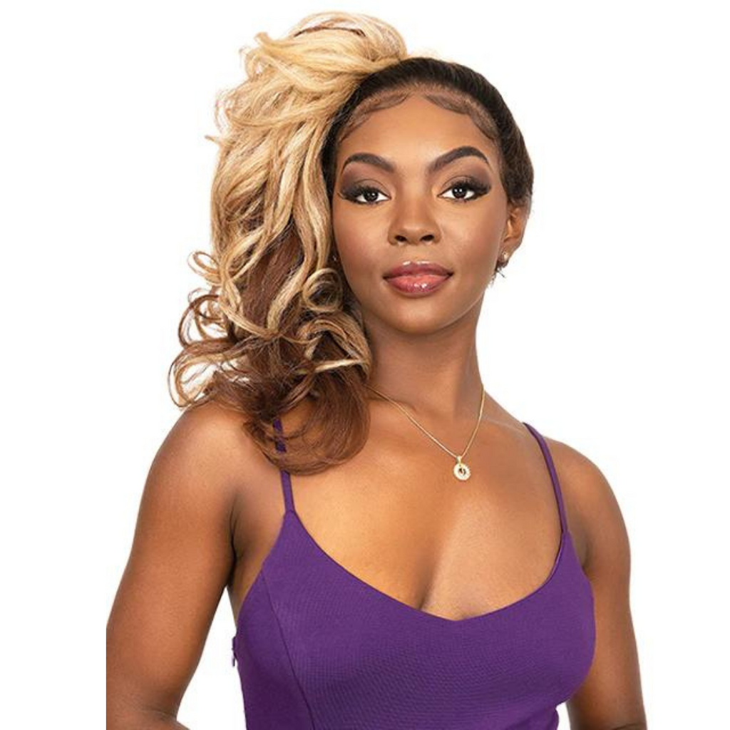 Janet Collection MELT 13x6 HD Human Hair Blend Lace Frontal Wig- TUPI