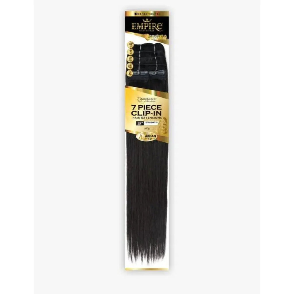 Sensationnel Empire Butterfly 7-Piece Clip-in Hair Extensions- 18" inches