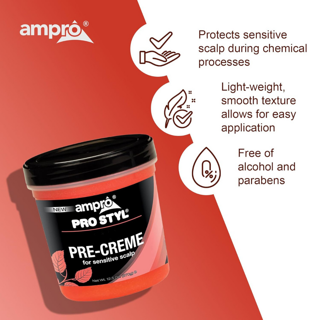 Ampro Pro Styl Pre-Creme for Sensitive Scalp - 12.5 oz