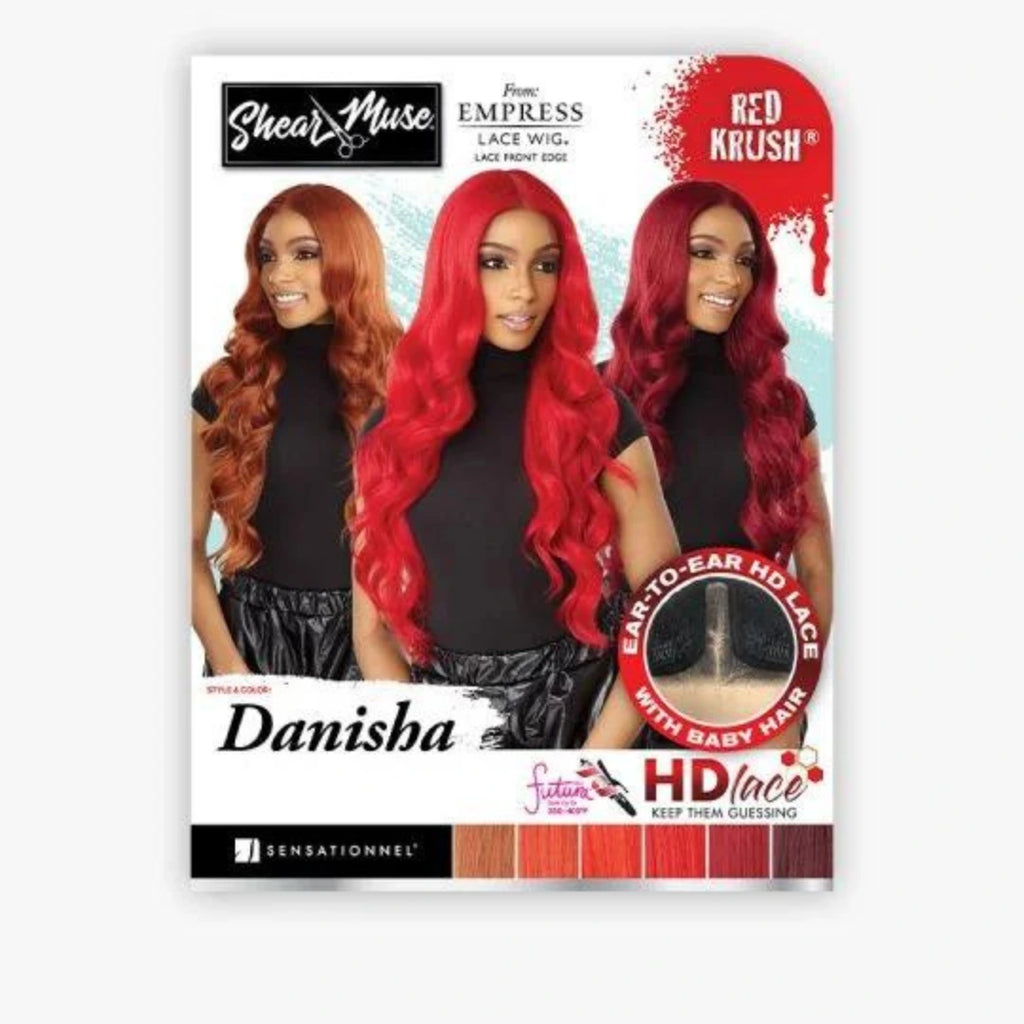 Sensationnel Shear Muse Red Krush Empress Lace Wig- Danisha