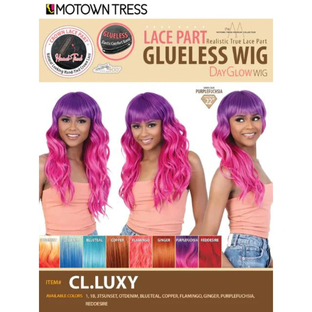 Motown Tress Premium Collection Day Glow Wig