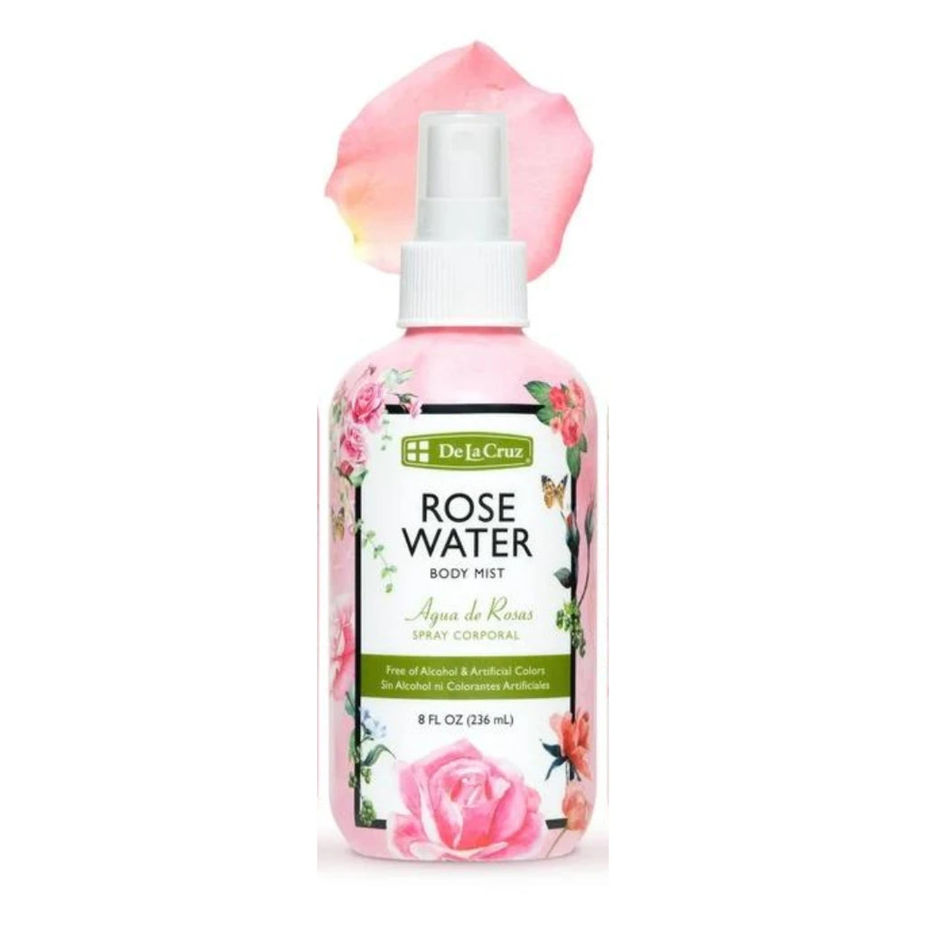 De La Cruz Rose Water Body Mist 8 fl oz