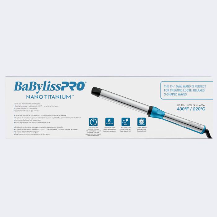 BaBylissPRO® Nano Titanium™ 1.25" Oval Barrel Wand
