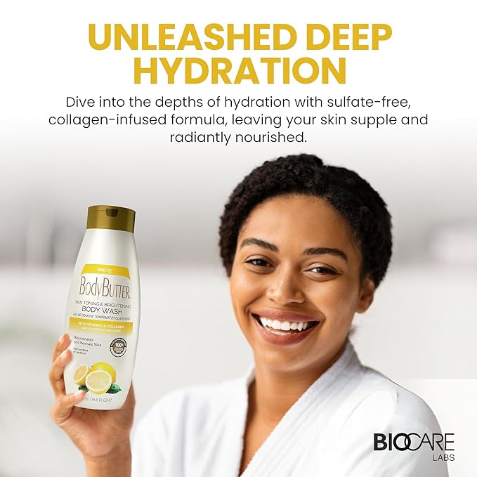 Biocare Body Butter Skin Toning & Brightening with Vitamin C & Collagen Body Wash