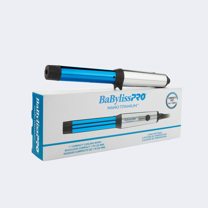 BaBylissPRO® Nano Titanium 1" Compact Curling Wand