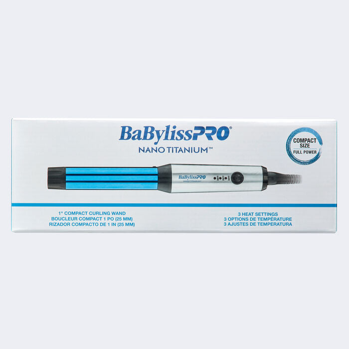 BaBylissPRO® Nano Titanium 1" Compact Curling Wand