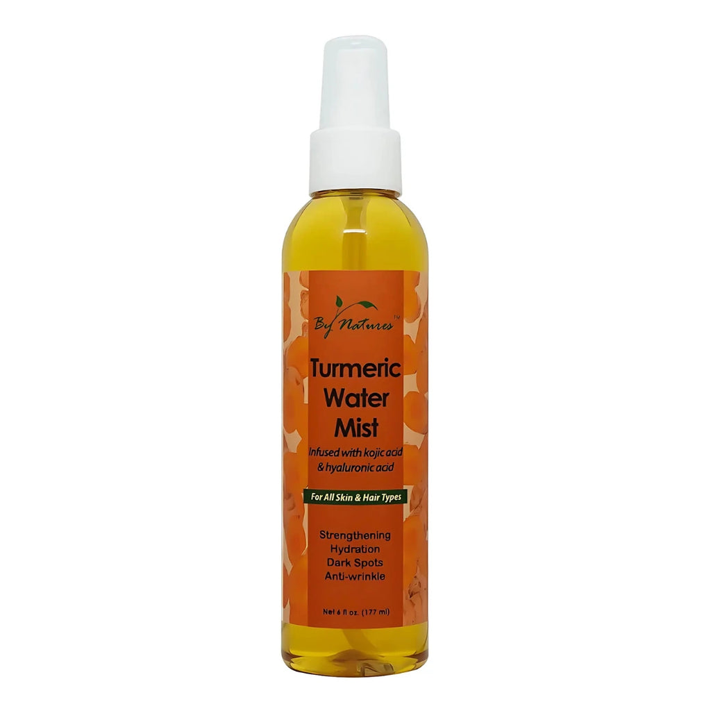 By Natures Turmeric Water Mist Infused with Kojic Acid and Hyaluronic Acid - 6 oz