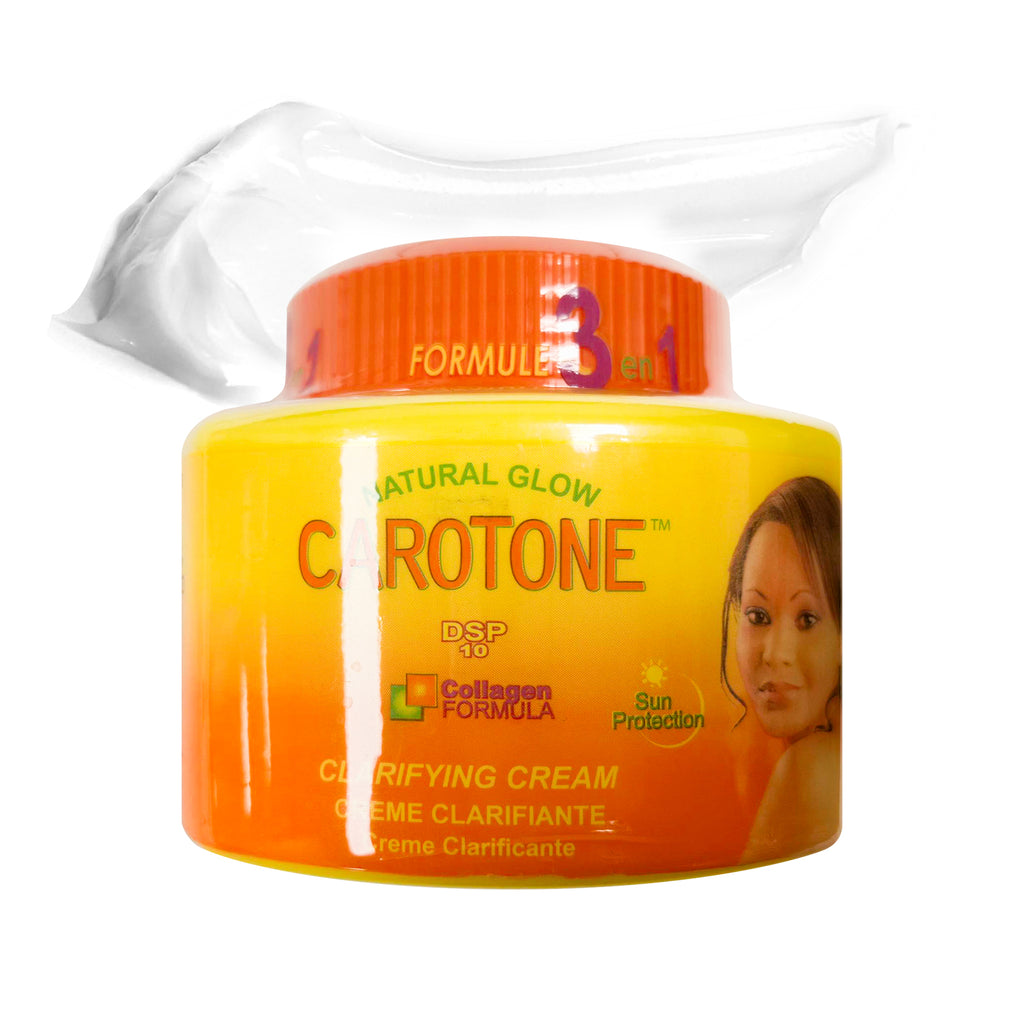 Carotone DSP 40 clarifying cream jar with a white background