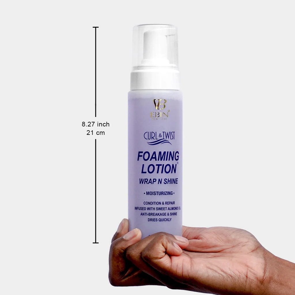 Ebin NY Curl & Twist Wrap and Shine Foaming Lotion 