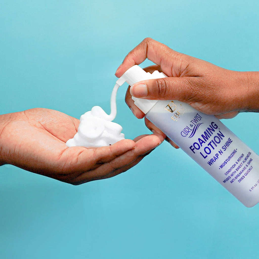 Ebin NY Curl & Twist Wrap and Shine Foaming Lotion 