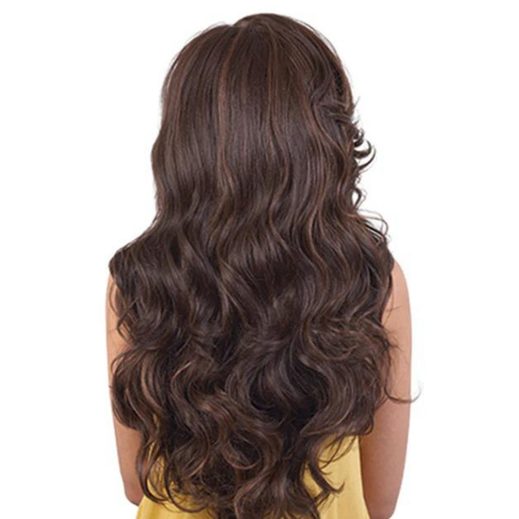 Motown Tress Let's Lace Deep Lace Part Super Glam Synthetic Glueless Wig