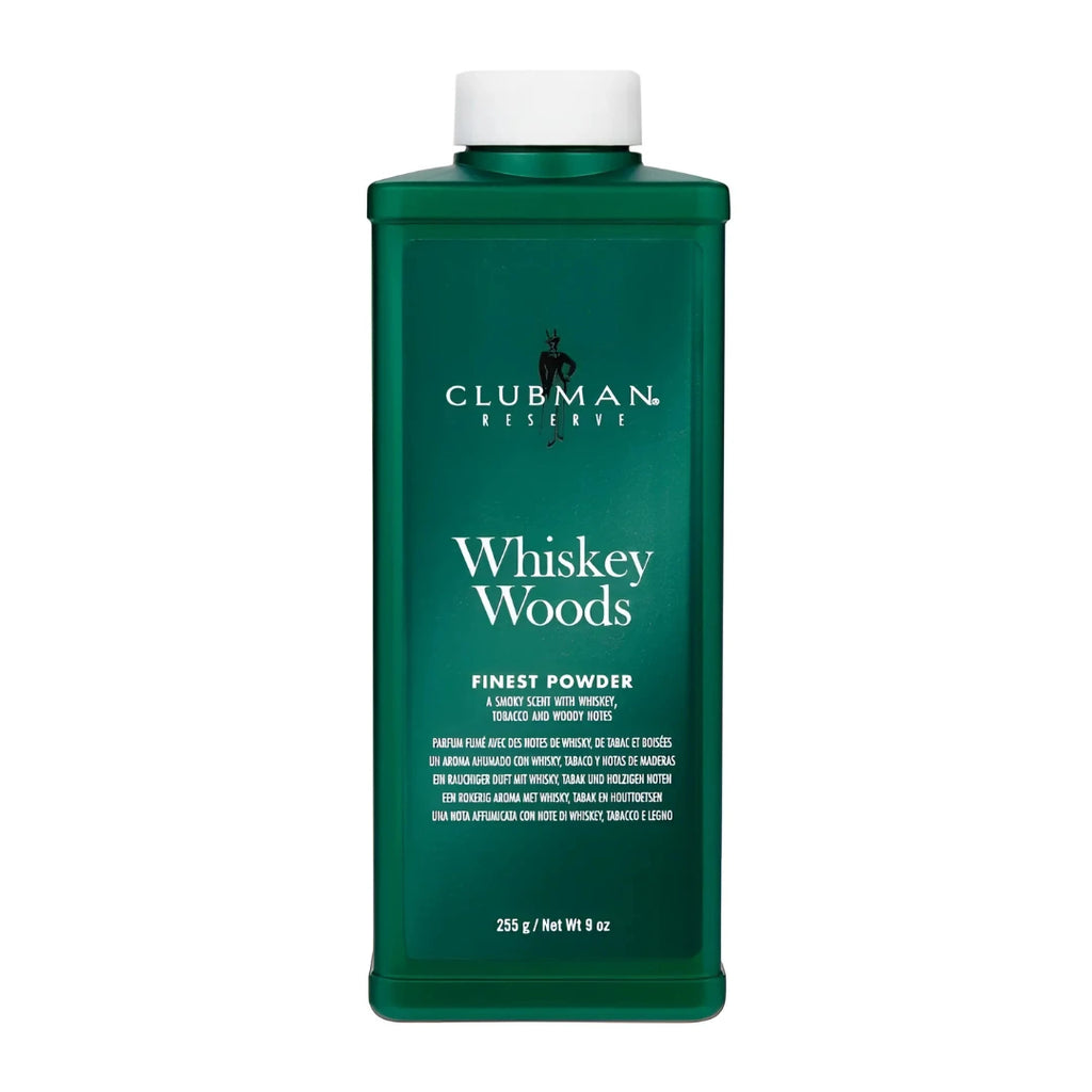 Clubman Pinaud Reserve Whiskey Woods Finest Powder - 9 oz