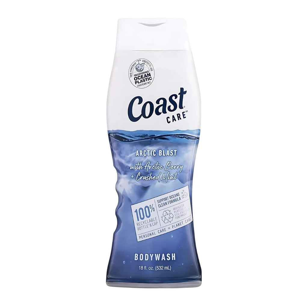 Coast Care Arctic Blast with Arctic Berry and Crushed Mint Body Wash - 18 oz