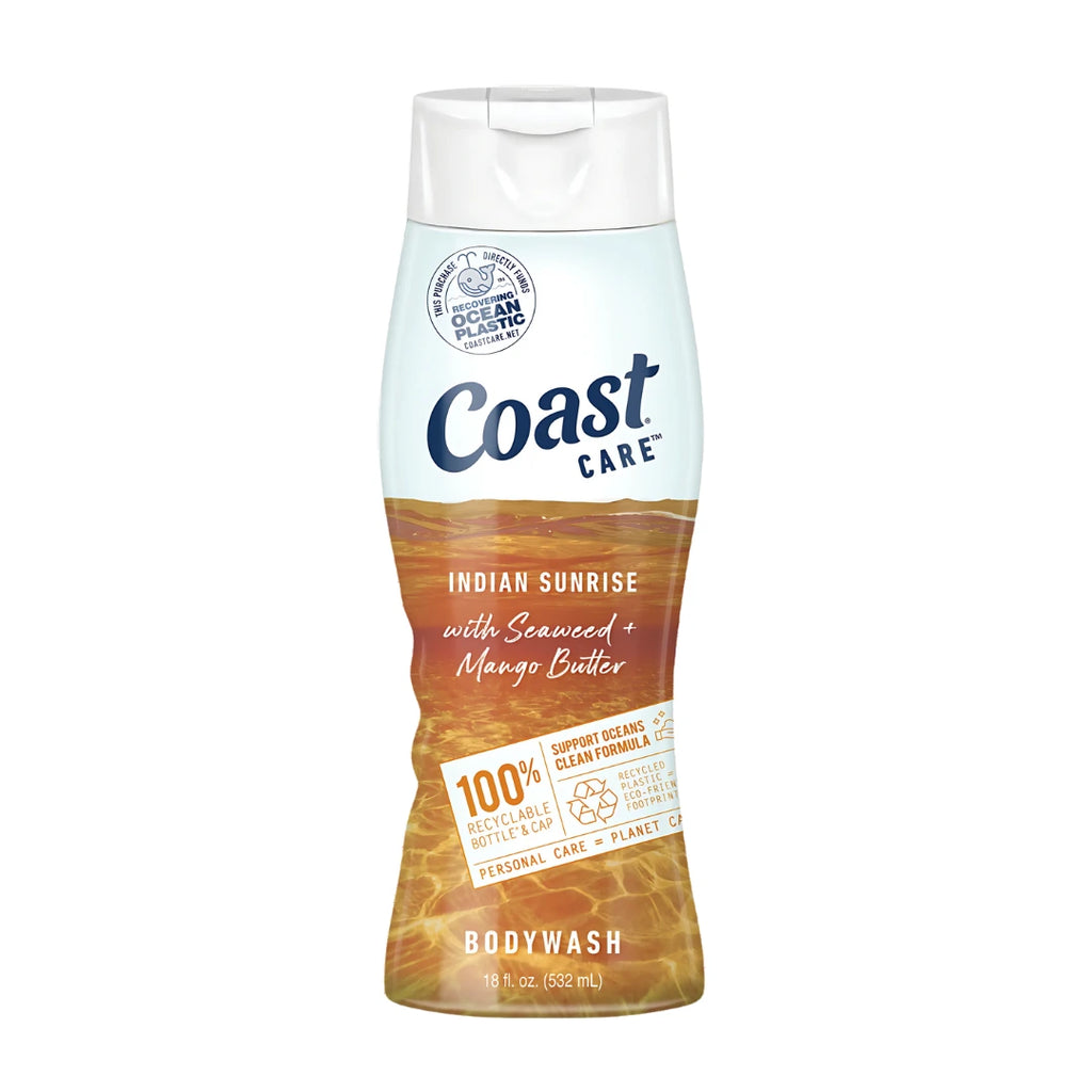 Coast Care Indian Sunrise with Seaweed & Mango Butter Body Wash - 18 oz