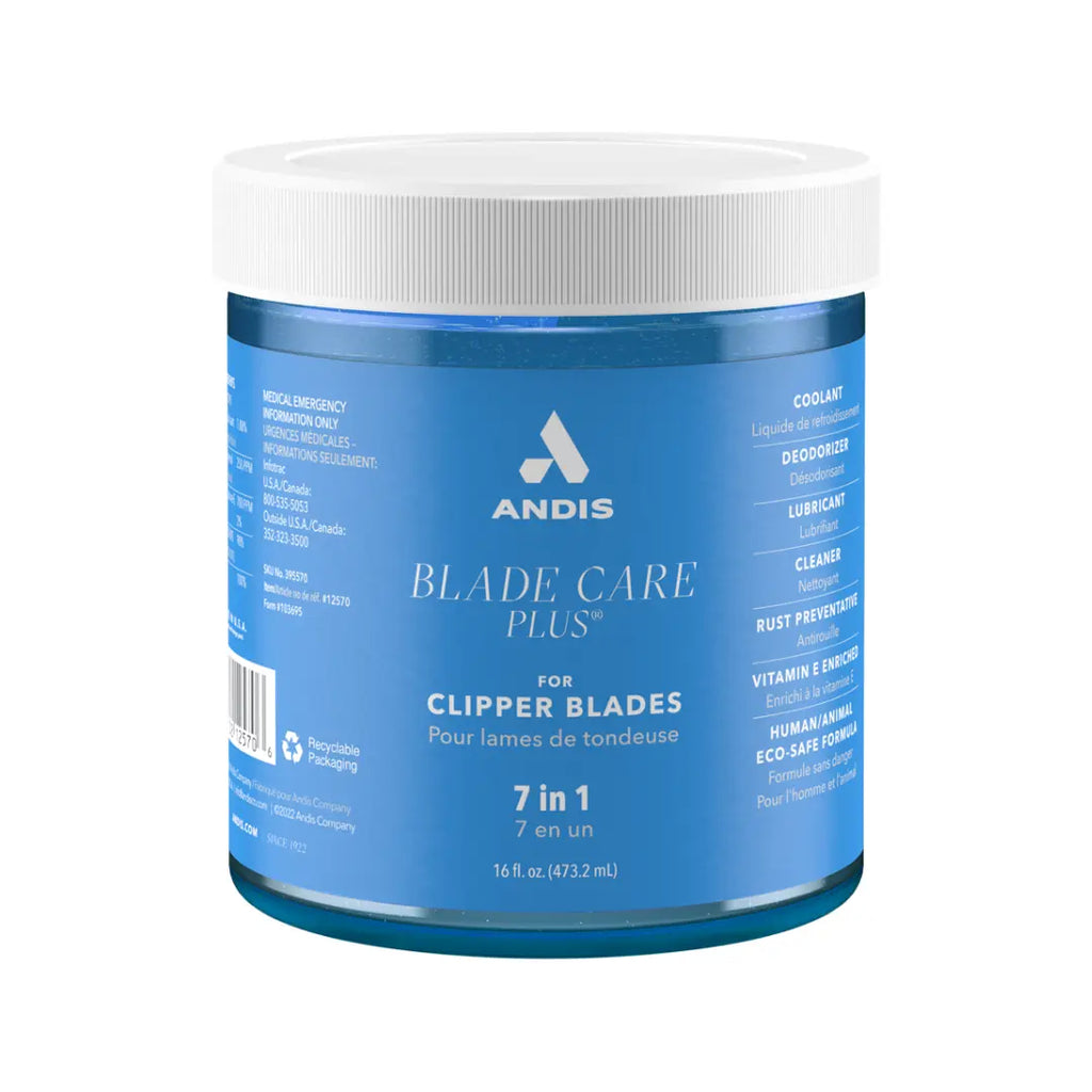 Andis Blade Care Plus® Dip Jar for Clipper Blades 7 in 1, 16 oz