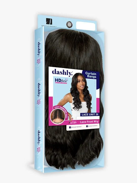 Sensationnel Dashly Deep Center Part Wig - Curtain Bangs - Unit 26