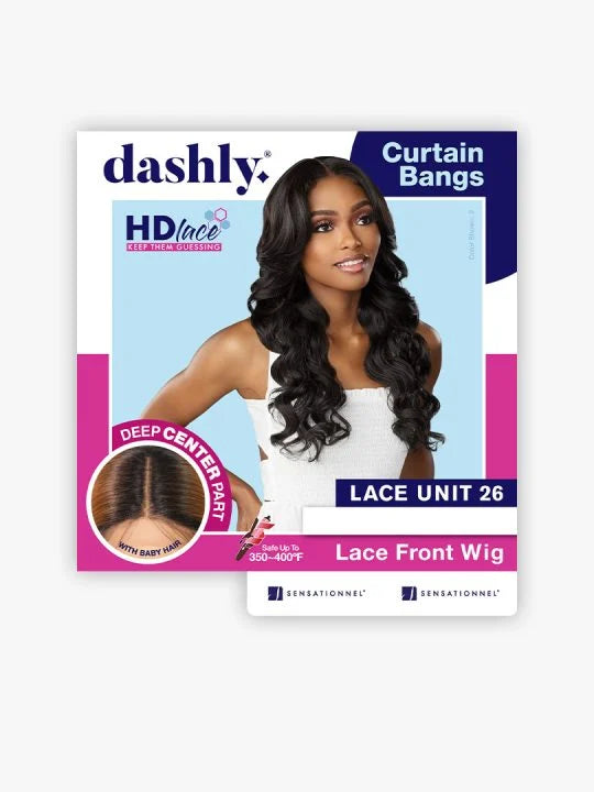 Sensationnel Dashly Deep Center Part Wig - Curtain Bangs - Unit 26