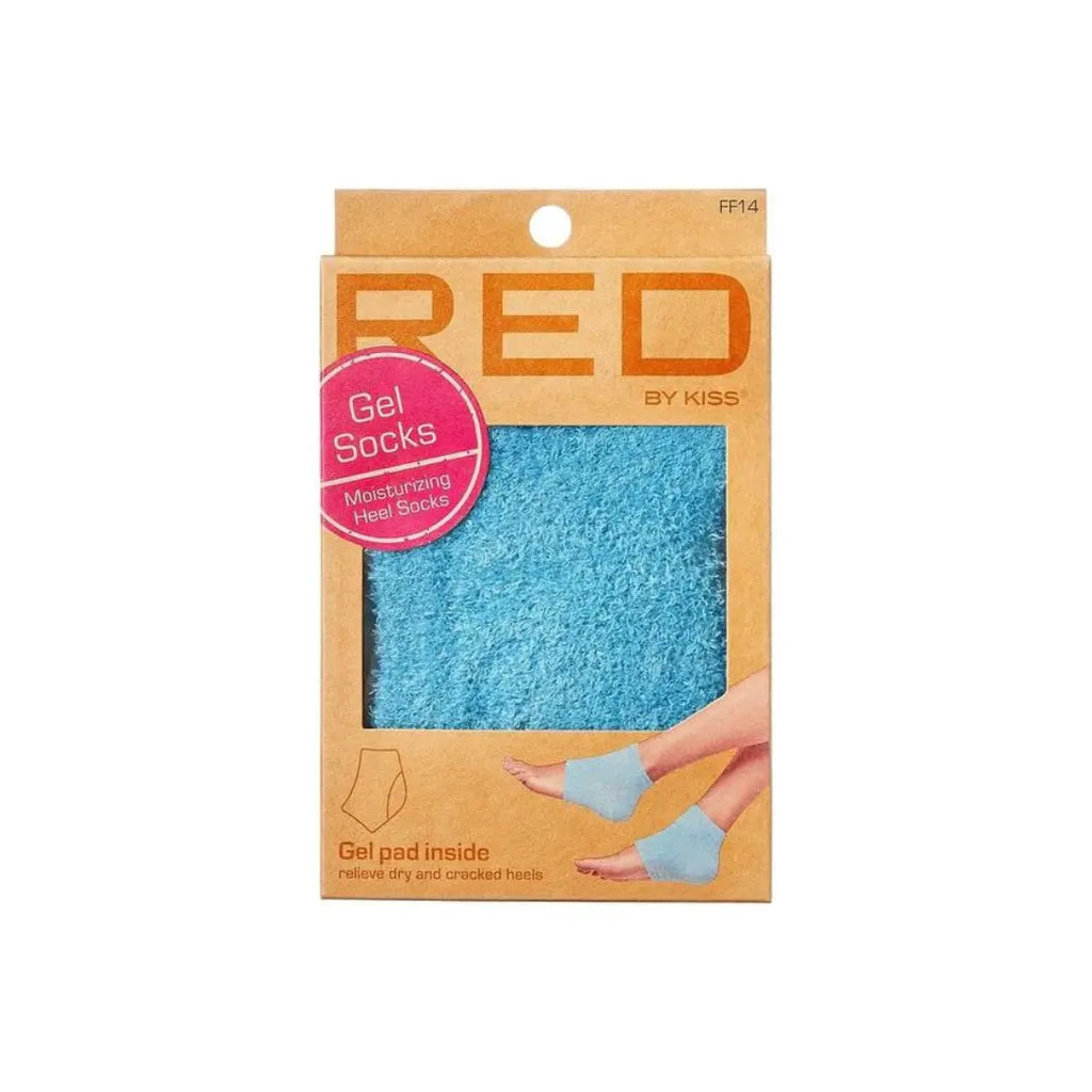 Red by Kiss Pedicure Gel Socks Moisturizing Heel Socks