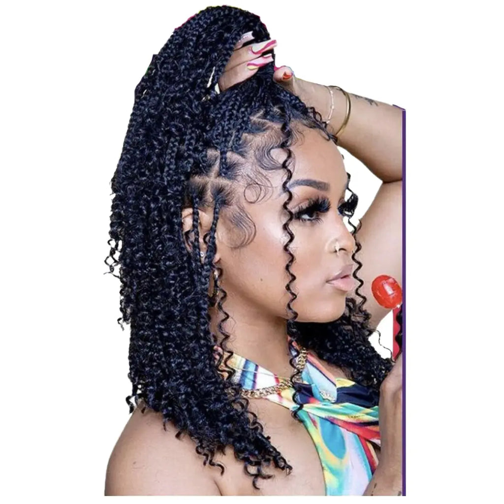 Bebe by Rio Hair 8A Micro Braiding Virgin Human Hair - Bohemian Curl 
