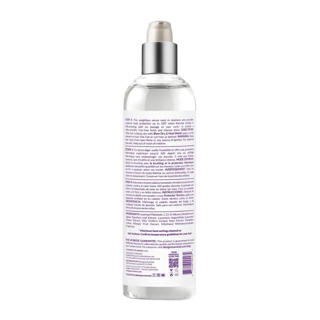 Design Essentials® Agave & Lavender STEP 4 Weightless Thermal Protectant Serum - 4 oz