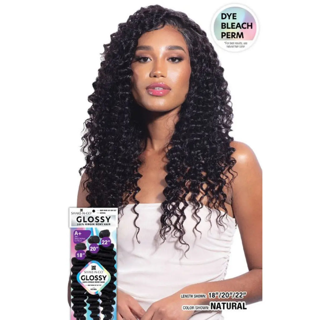 Shake 'N Go GLOSSY 100% Virgin Remy Hair Multi Pack Solution