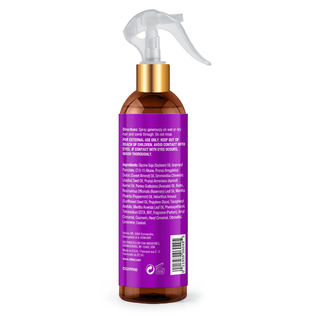 Difeel Root Repair & Growth Conditioning Leave-In Spray with Biotin & Rosemary Oil