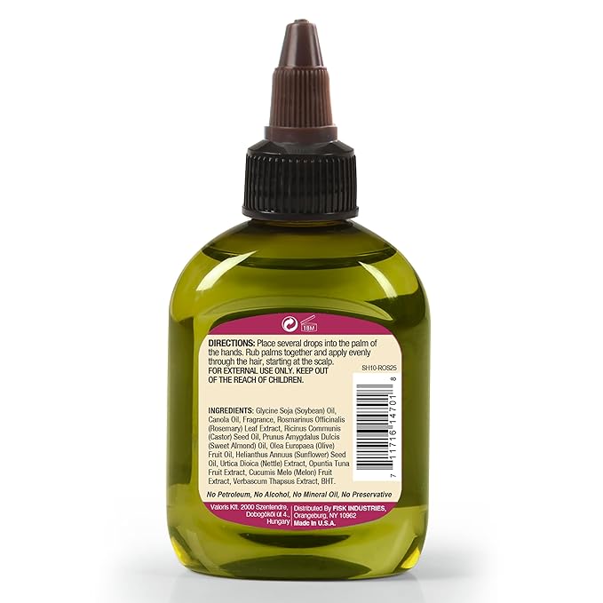 Difeel Rosemary Premium Hair Oil - 7.1 oz