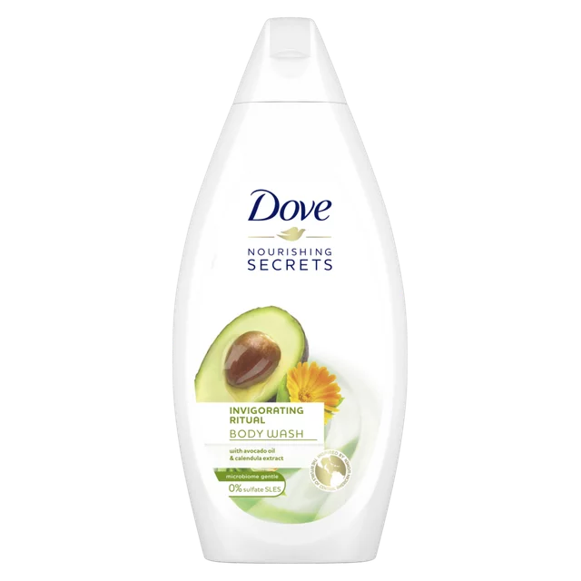 Dove Invigorating Ritual Avocado Oil Calendula Extract Body Wash, 16.9 oz