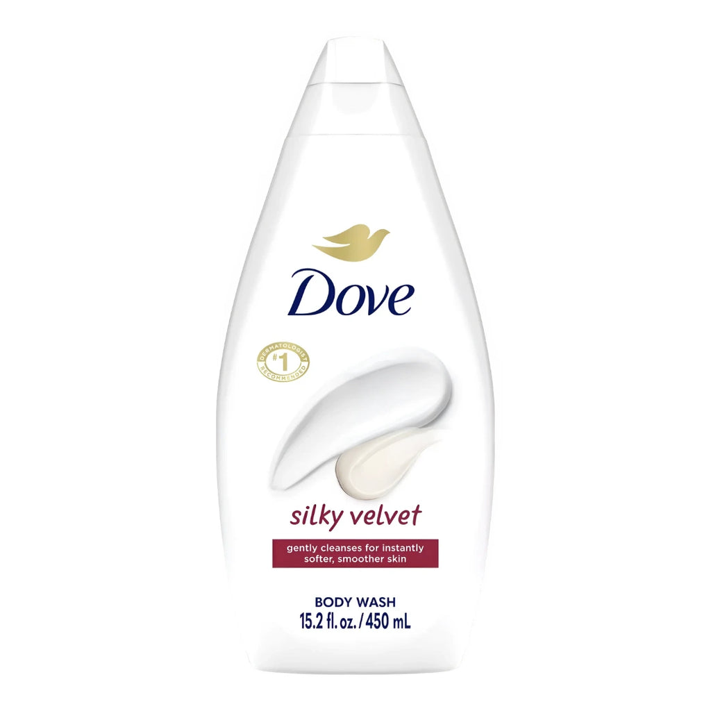 Dove Silky Velvet Body Wash - 15.2 oz