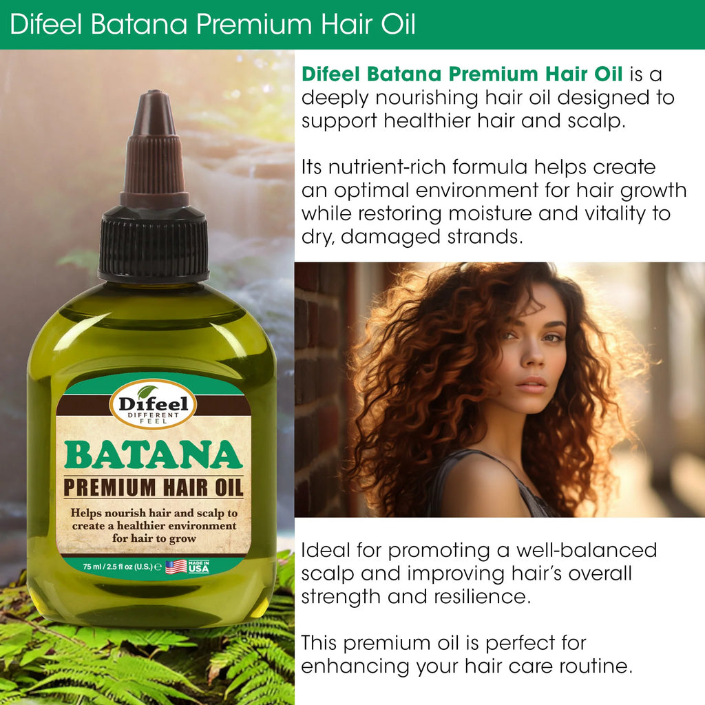 Difeel Batana Premium Hair Oil - 7.1 oz