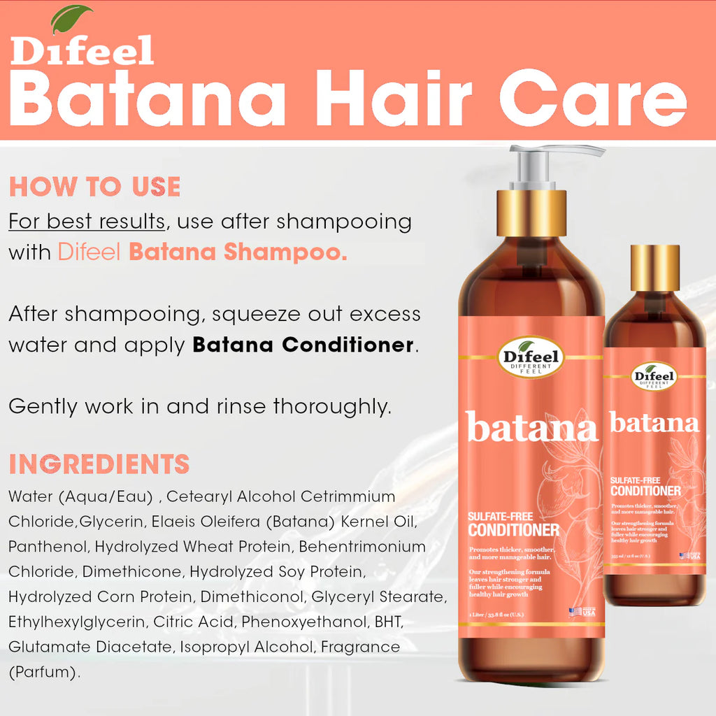 Difeel Batana Sulfate-Free Conditioner 
