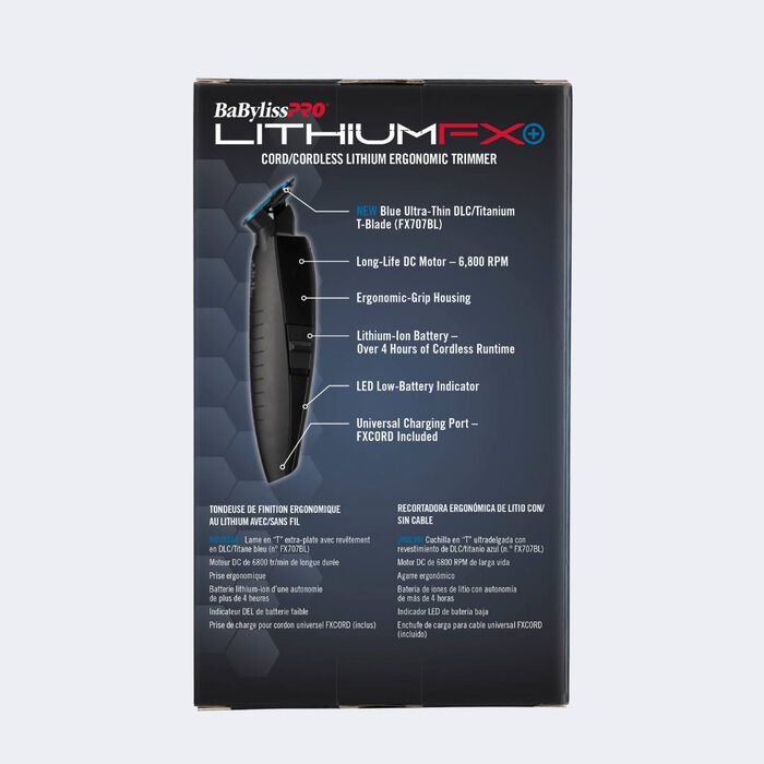 BaBylissPRO® Limited Edition Cord/Cordless Lithium Ergonomic Trimmer