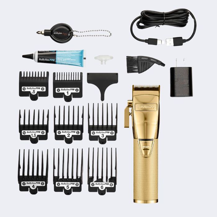 BaBylissPRO® GoldFX+ All-Metal Lithium Clipper