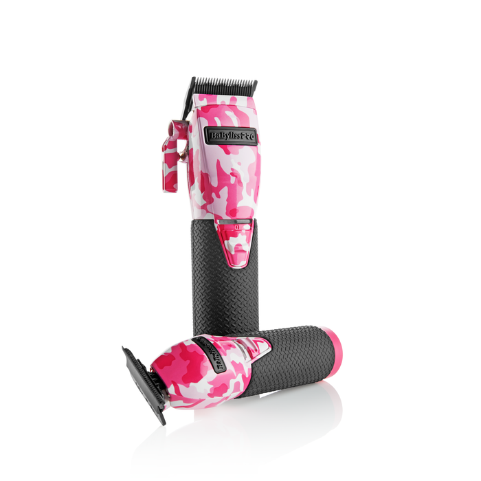 BaBylissPRO® LimitedFX Pink Camo Metal Lithium Clipper & Trimmer 