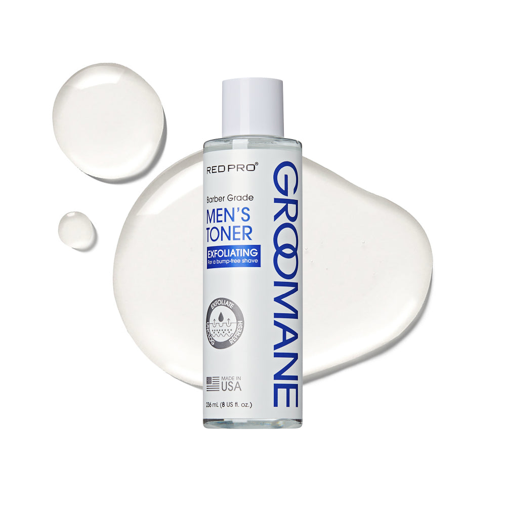 Groomane Men's Toner bottle on a white background