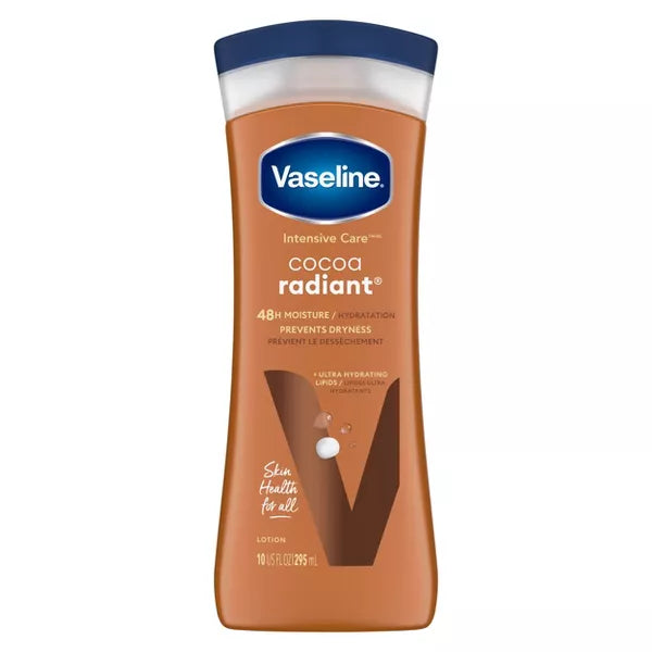 Vaseline Intensive Care Cocoa Radiant Moisture Body Lotion Cocoa & Shea - 10 oz