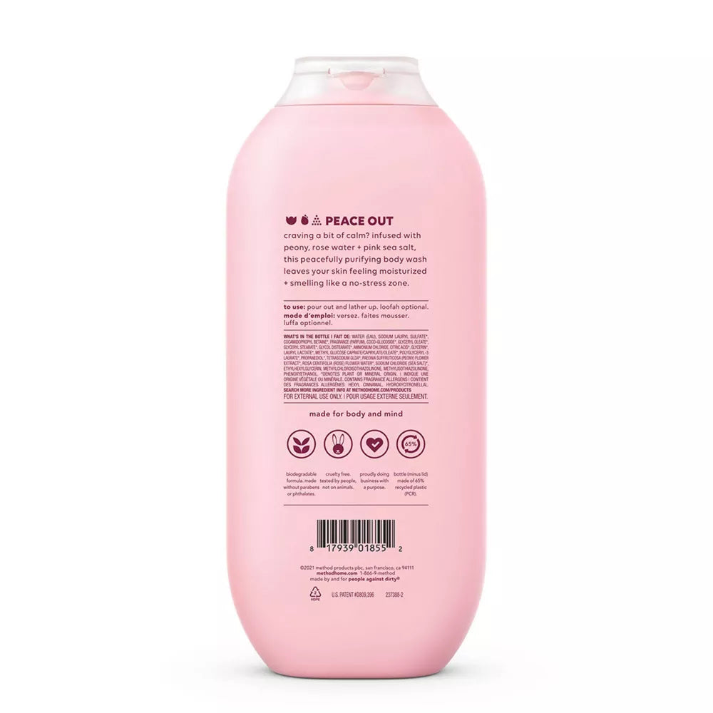 Method Body Pure Peace Body Wash - 18 oz