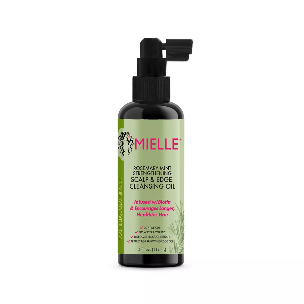 Mielle Organics Rosemary Mint Strengthening Scalp & Edge Cleansing Oil- 4 oz