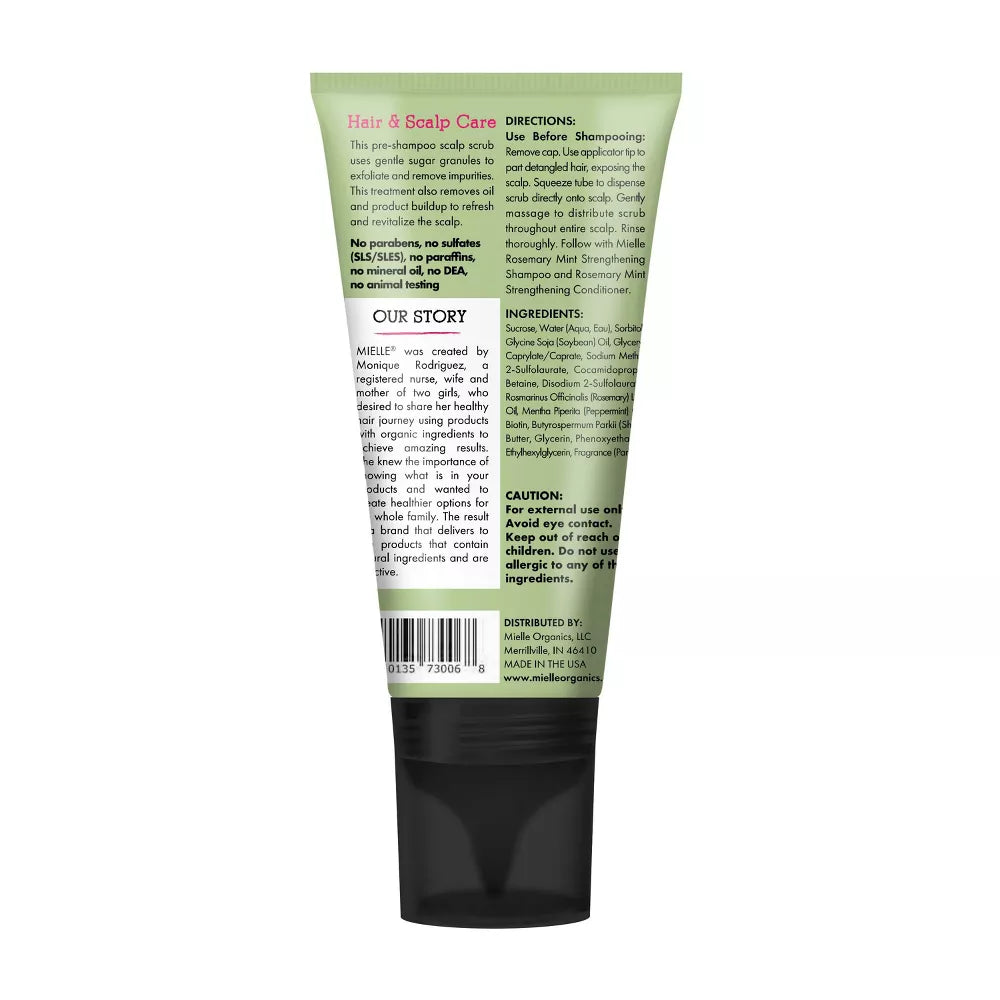 Mielle Organics Rosemary Mint Clarifying Sugar Scalp Scrub 