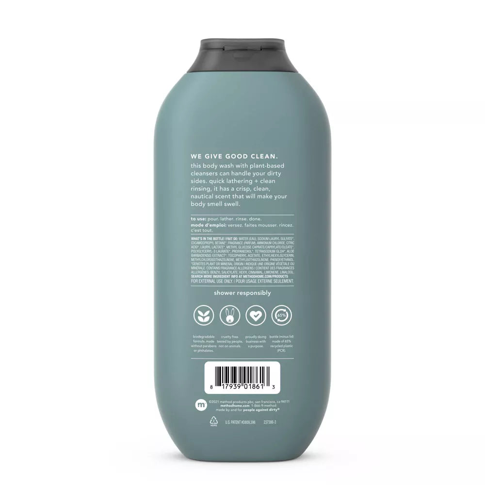 Method Men Sea +Surf Body Wash - 18 oz